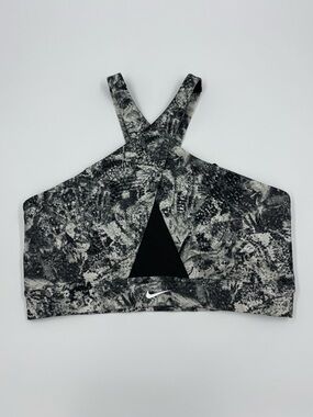 Nike Women's Dri-Fit Swoosh Wrap All Over Print Sports Bra Medium- Support XL
